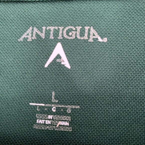 Spartans MI State Antigua large polo green MSU - Picture 2 of 7
